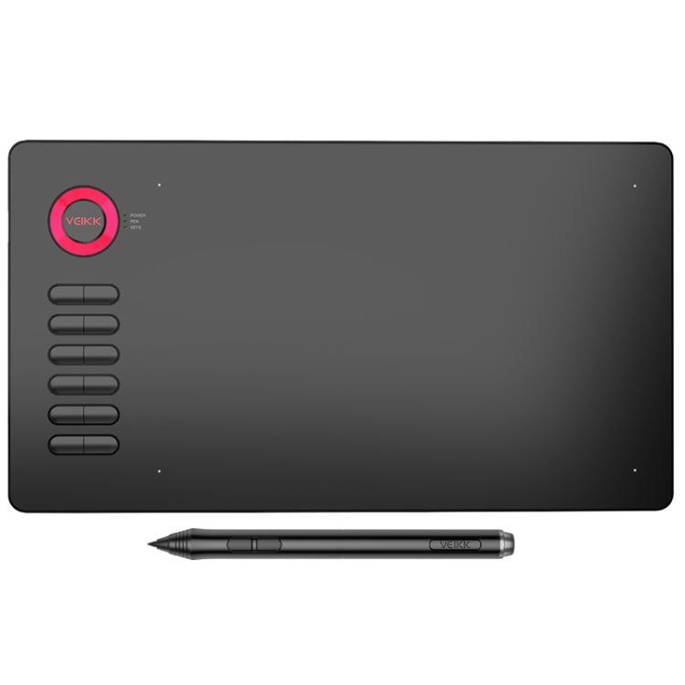 VEIKK A15 10x6 inch 5080 LPI Smart Touch Electronic Graphic Tablet, with Type-C Interface, A15 Gold, A15 Blue, A15 Red