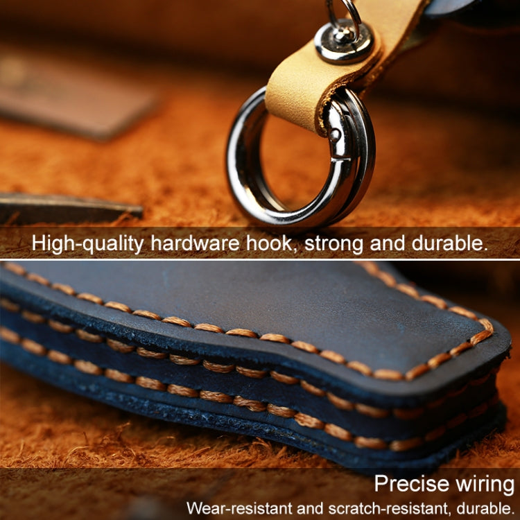 For Mercedes-Benz Old Style Car Cowhide Leather Key Protective Cover Key Case, For Mercedes-Benz Old Style