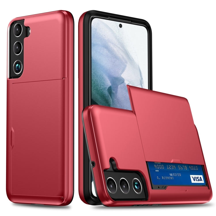 Shockproof Armor Phone Case with Card Slot, For Samsung Galaxy S24 Ultra 5G, For Samsung Galaxy S24+ 5G, For Samsung Galaxy S24 5G, For Samsung Galaxy S23 FE 5G