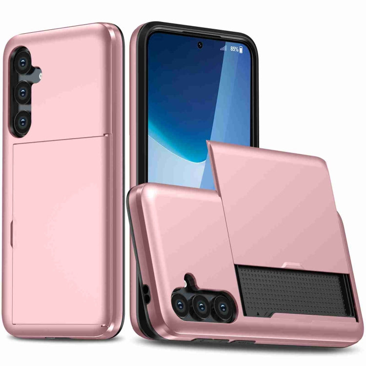 Shockproof Armor Phone Case with Card Slot, For Samsung Galaxy S24 Ultra 5G, For Samsung Galaxy S24+ 5G, For Samsung Galaxy S24 5G, For Samsung Galaxy S23 FE 5G