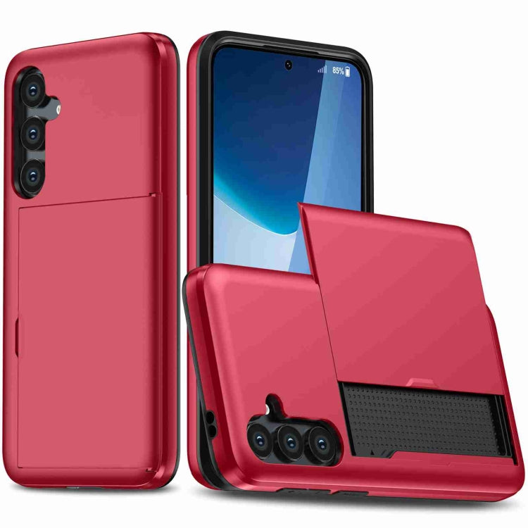 Shockproof Armor Phone Case with Card Slot, For Samsung Galaxy S24 Ultra 5G, For Samsung Galaxy S24+ 5G, For Samsung Galaxy S24 5G, For Samsung Galaxy S23 FE 5G