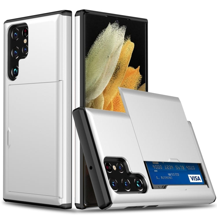 Shockproof Armor Phone Case with Card Slot, For Samsung Galaxy S24 Ultra 5G, For Samsung Galaxy S24+ 5G, For Samsung Galaxy S24 5G, For Samsung Galaxy S23 FE 5G