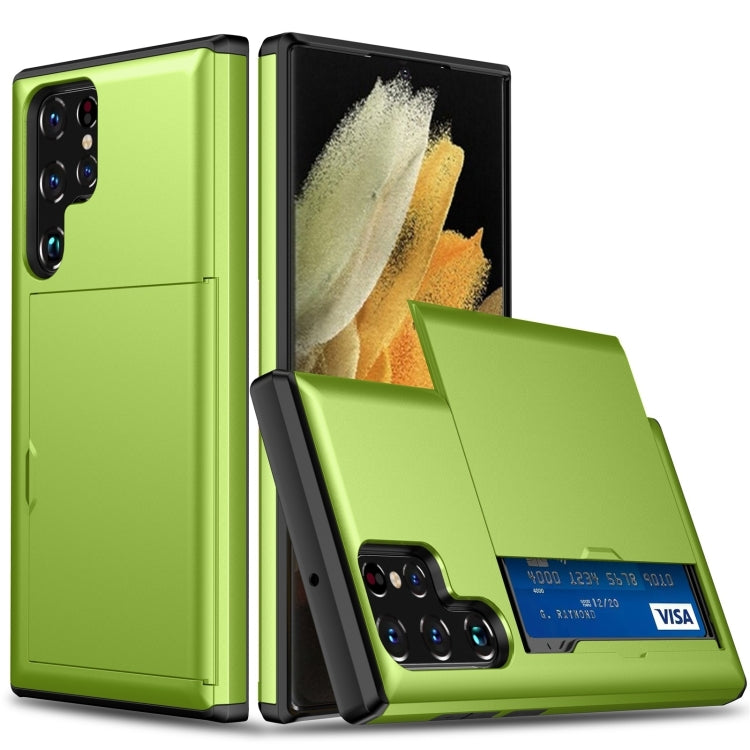Shockproof Armor Phone Case with Card Slot, For Samsung Galaxy S24 Ultra 5G, For Samsung Galaxy S24+ 5G, For Samsung Galaxy S24 5G, For Samsung Galaxy S23 FE 5G