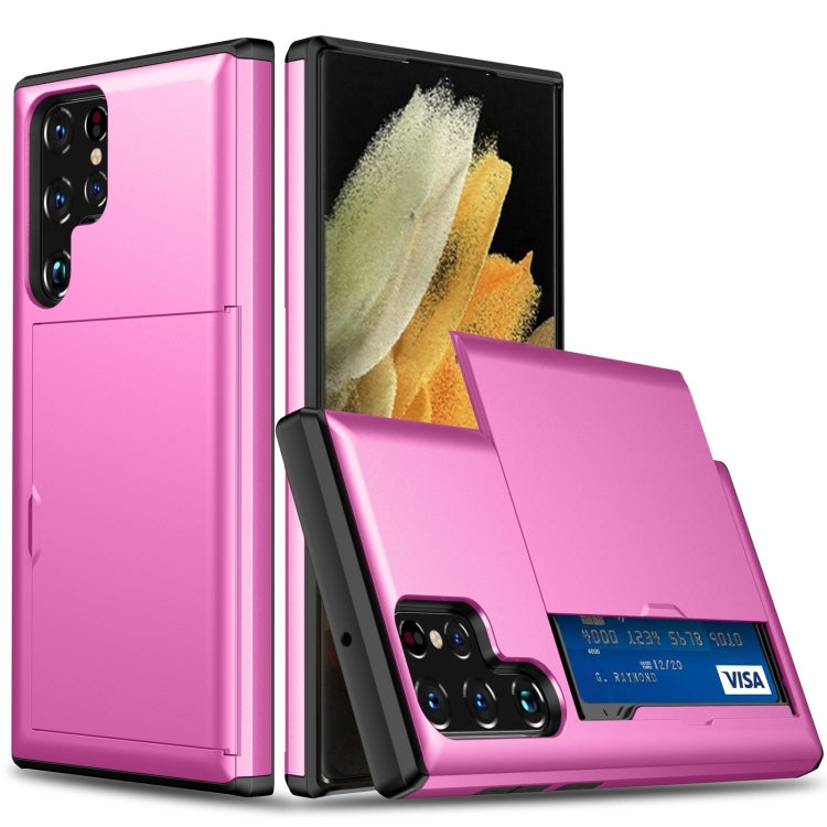 Shockproof Armor Phone Case with Card Slot, For Samsung Galaxy S24 Ultra 5G, For Samsung Galaxy S24+ 5G, For Samsung Galaxy S24 5G, For Samsung Galaxy S23 FE 5G