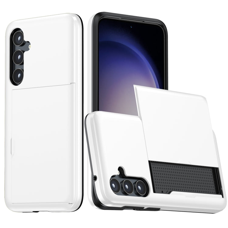 Shockproof Armor Phone Case with Card Slot, For Samsung Galaxy S24 Ultra 5G, For Samsung Galaxy S24+ 5G, For Samsung Galaxy S24 5G, For Samsung Galaxy S23 FE 5G