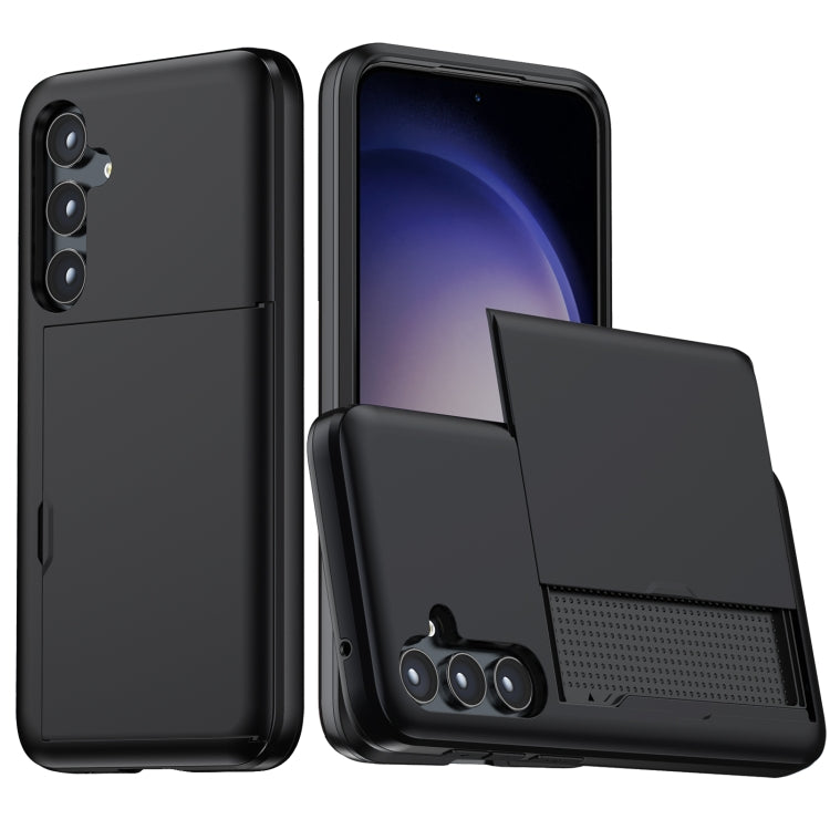 Shockproof Armor Phone Case with Card Slot, For Samsung Galaxy S24 Ultra 5G, For Samsung Galaxy S24+ 5G, For Samsung Galaxy S24 5G, For Samsung Galaxy S23 FE 5G