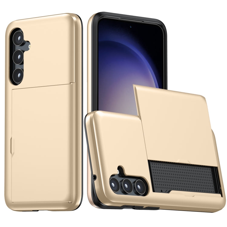Shockproof Armor Phone Case with Card Slot, For Samsung Galaxy S24 Ultra 5G, For Samsung Galaxy S24+ 5G, For Samsung Galaxy S24 5G, For Samsung Galaxy S23 FE 5G
