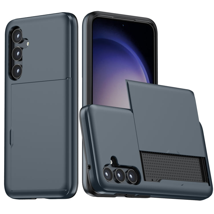 Shockproof Armor Phone Case with Card Slot, For Samsung Galaxy S24 Ultra 5G, For Samsung Galaxy S24+ 5G, For Samsung Galaxy S24 5G, For Samsung Galaxy S23 FE 5G