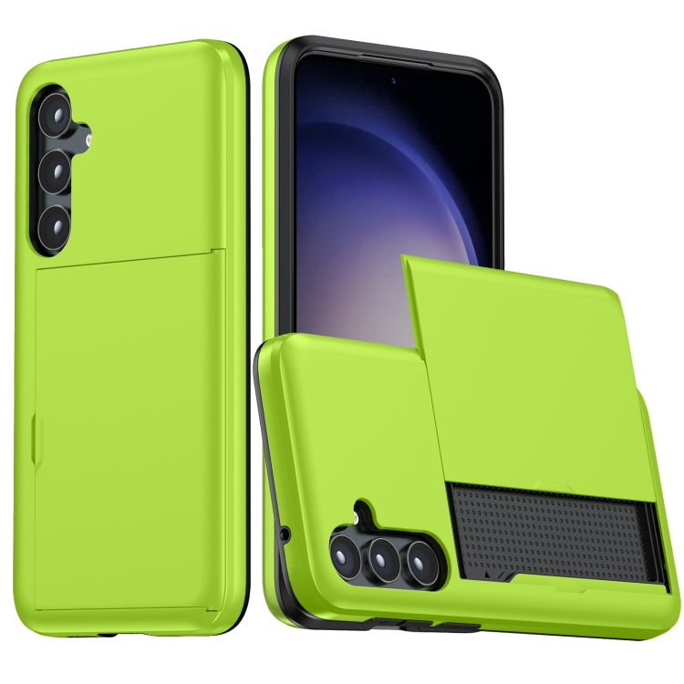 Shockproof Armor Phone Case with Card Slot, For Samsung Galaxy S24 Ultra 5G, For Samsung Galaxy S24+ 5G, For Samsung Galaxy S24 5G, For Samsung Galaxy S23 FE 5G