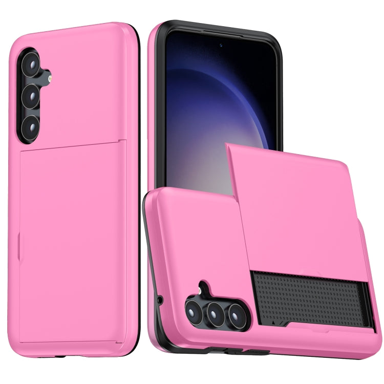 Shockproof Armor Phone Case with Card Slot, For Samsung Galaxy S24 Ultra 5G, For Samsung Galaxy S24+ 5G, For Samsung Galaxy S24 5G, For Samsung Galaxy S23 FE 5G
