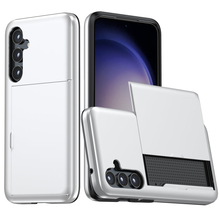 Shockproof Armor Phone Case with Card Slot, For Samsung Galaxy S24 Ultra 5G, For Samsung Galaxy S24+ 5G, For Samsung Galaxy S24 5G, For Samsung Galaxy S23 FE 5G