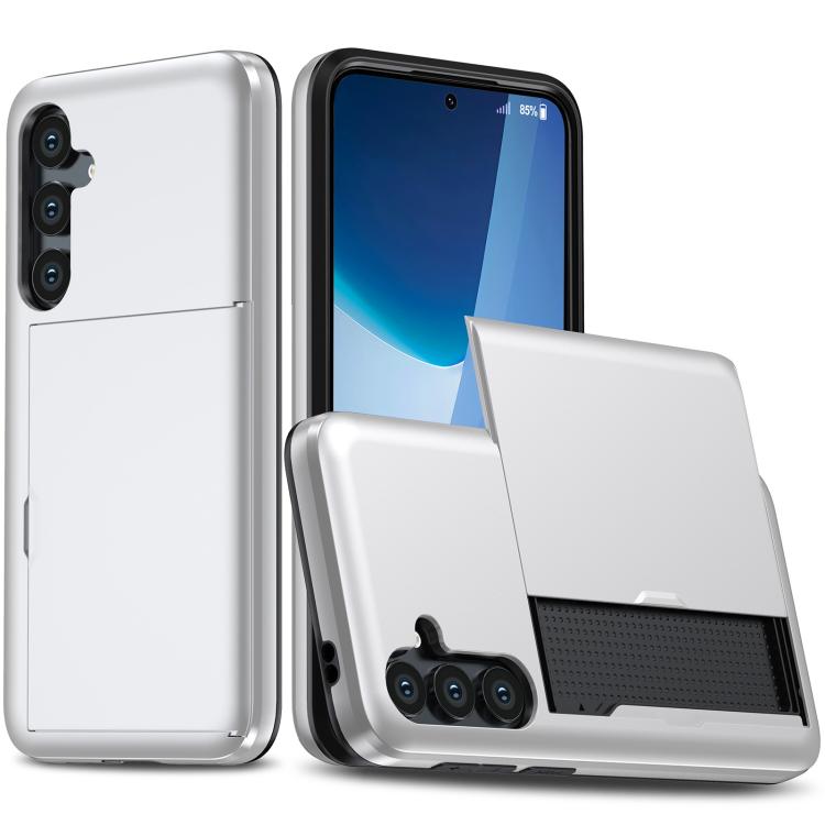 Shockproof Armor Phone Case with Card Slot, For Samsung Galaxy S25 FE 5G, For Samsung Galaxy S25 5G, For Samsung Galaxy S25+ 5G, For Samsung Galaxy S25 Ultra 5G