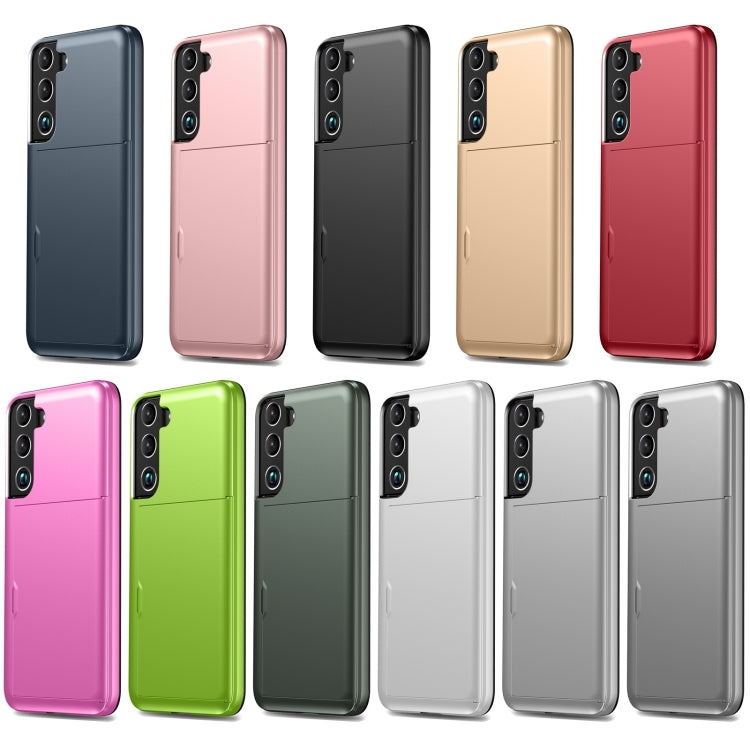 Shockproof Armor Phone Case with Card Slot, For Samsung Galaxy S24 Ultra 5G, For Samsung Galaxy S24+ 5G, For Samsung Galaxy S24 5G, For Samsung Galaxy S23 FE 5G