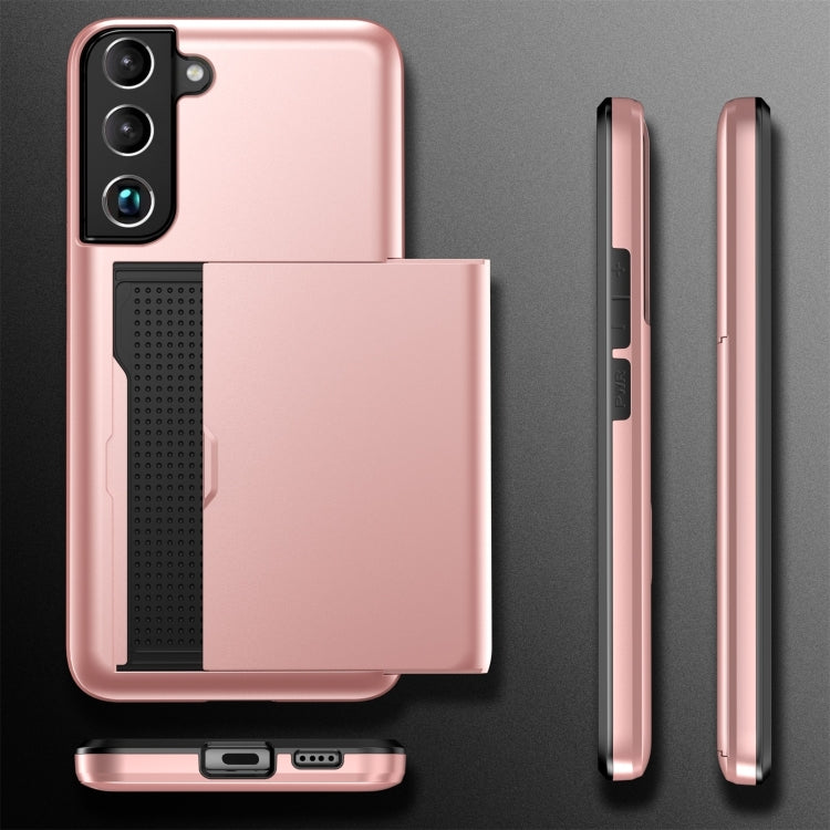 Shockproof Armor Phone Case with Card Slot, For Samsung Galaxy S25 FE 5G, For Samsung Galaxy S25 5G, For Samsung Galaxy S25+ 5G, For Samsung Galaxy S25 Ultra 5G