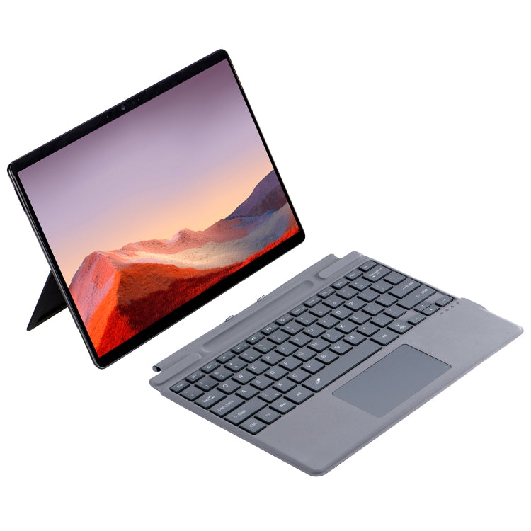 2089D Backlight Wireless Bluetooth Keyboard Leather Case with Touchpad, For Microsoft Surface Pro 10 / Pro 9