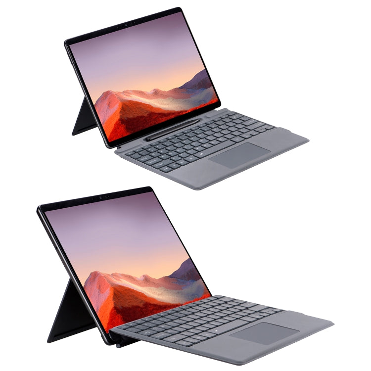 2089D Backlight Wireless Bluetooth Keyboard Leather Case with Touchpad, For Microsoft Surface Pro 10 / Pro 9