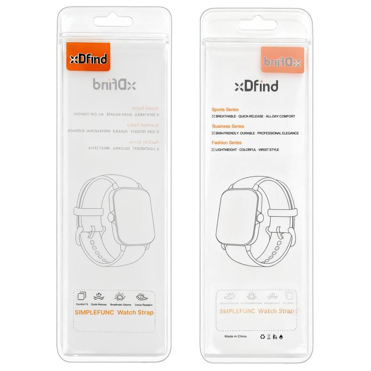xDfind Aline Nylon Loop Watch Band, For Apple Watch 46mm / 49mm / 45mm / 44mm, For Apple Watch 42mm / 41mm / 40mm / 38mm