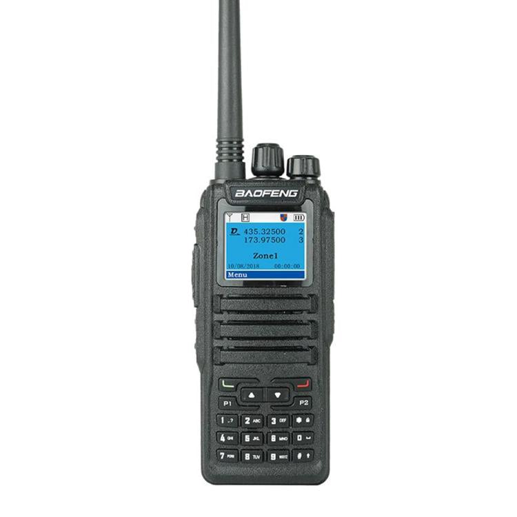 Baofeng DM-1701 1.77 inch Ccolor Screen DMR Direct Dual Capacity Standard Handheld Walkie Talkie, EU Plug, US Plug