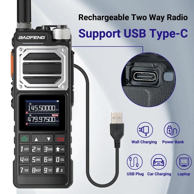 Baofeng UV-25 DTMF Coded FM Handheld Analog Walkie Talkie, EU Plug, US Plug