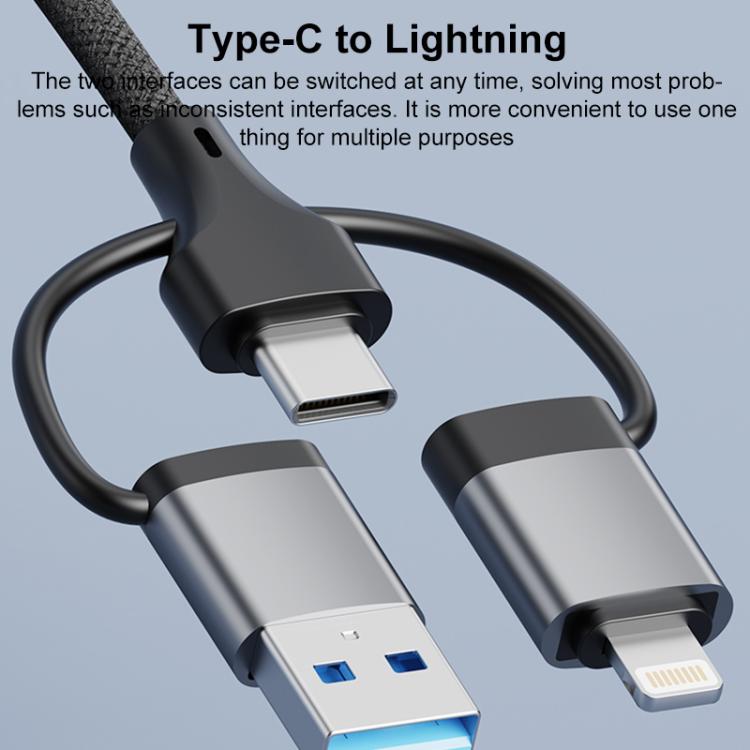 USB / Type-C / 8 Pin to TF / SD Card Reader, USB, Type-C HUB Adapter 5 in 1 Docking Station, 5-in-1 Card Reader
