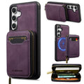 LC.IMEEKE L6 Series Zipper Card Bag MagSafe Magnetic Phone Case, For Galaxy S26 FE 5G, For Samsung Galaxy S26+ 5G, For Samsung Galaxy S26 Ultra 5G, For Samsung Galaxy S26 5G, For Samsung Galaxy S25 Edge 5G, For Samsung Galaxy S25 Ultra 5G              ...