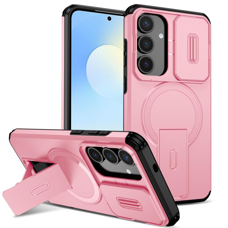 Sliding Camshield MagSafe Holder Phone Case, For Samsung Galaxy S26+ 5G, For Samsung Galaxy S26 Ultra 5G, For Samsung Galaxy S26 5G, For Samsung Galaxy S25 FE 5G, For Samsung Galaxy S25 Edge 5G, For Samsung Galaxy S25 / S24 5G