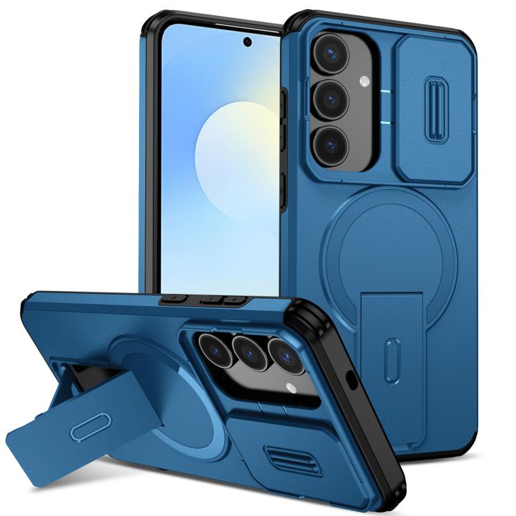 Sliding Camshield MagSafe Holder Phone Case, For Samsung Galaxy S26+ 5G, For Samsung Galaxy S26 Ultra 5G, For Samsung Galaxy S26 5G, For Samsung Galaxy S25 FE 5G, For Samsung Galaxy S25 Edge 5G, For Samsung Galaxy S25 / S24 5G