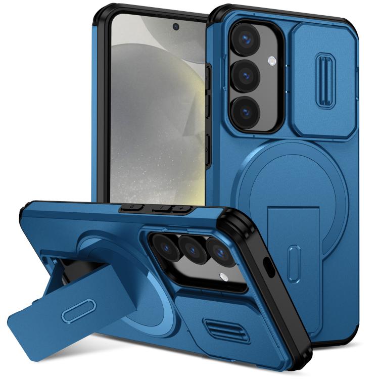 Sliding Camshield MagSafe Holder Phone Case, For Samsung Galaxy S26+ 5G, For Samsung Galaxy S26 Ultra 5G, For Samsung Galaxy S26 5G, For Samsung Galaxy S25 FE 5G, For Samsung Galaxy S25 Edge 5G, For Samsung Galaxy S25 / S24 5G