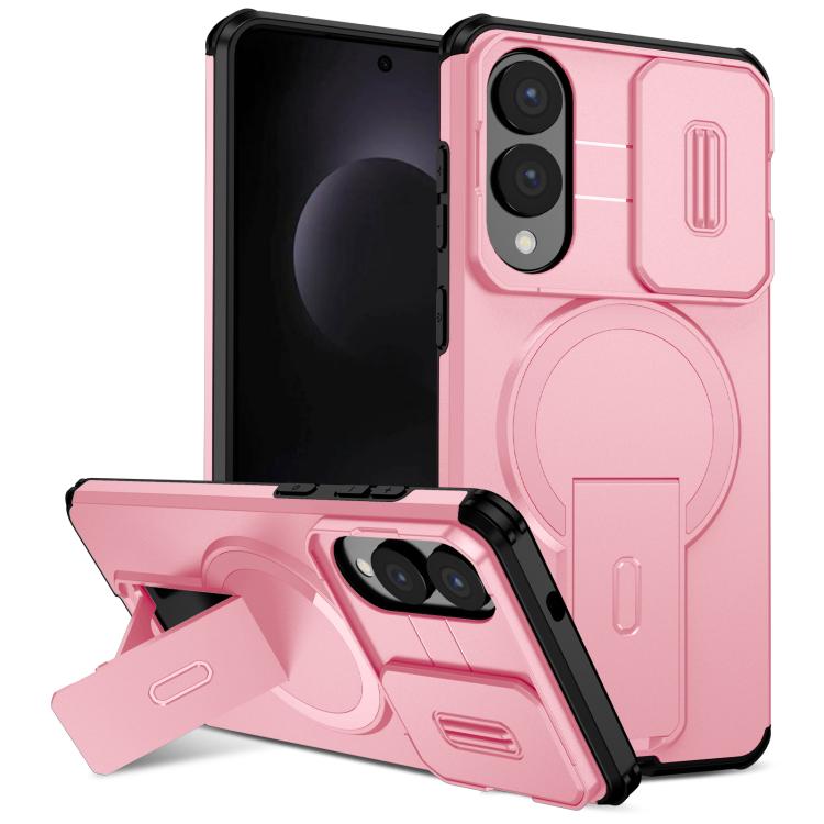 Sliding Camshield MagSafe Holder Phone Case, For Samsung Galaxy S26+ 5G, For Samsung Galaxy S26 Ultra 5G, For Samsung Galaxy S26 5G, For Samsung Galaxy S25 FE 5G, For Samsung Galaxy S25 Edge 5G, For Samsung Galaxy S25 / S24 5G