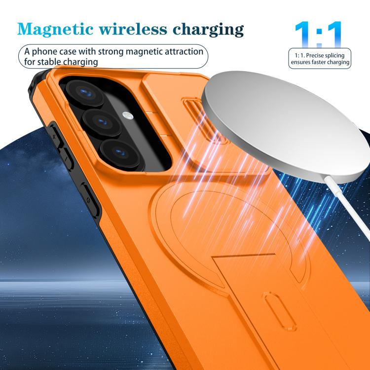 Sliding Camshield MagSafe Holder Phone Case, For Samsung Galaxy S26+ 5G, For Samsung Galaxy S26 Ultra 5G, For Samsung Galaxy S26 5G, For Samsung Galaxy S25 FE 5G, For Samsung Galaxy S25 Edge 5G, For Samsung Galaxy S25 / S24 5G