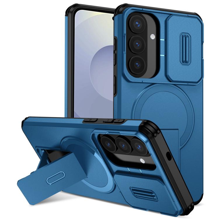 Sliding Camshield MagSafe Holder Phone Case, For Samsung Galaxy S26+ 5G, For Samsung Galaxy S26 Ultra 5G, For Samsung Galaxy S26 5G, For Samsung Galaxy S25 FE 5G, For Samsung Galaxy S25 Edge 5G, For Samsung Galaxy S25 / S24 5G