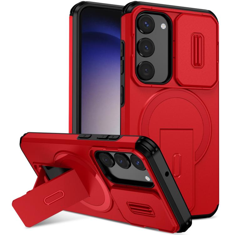 Sliding Camshield MagSafe Holder Phone Case, For Samsung Galaxy S23 5G