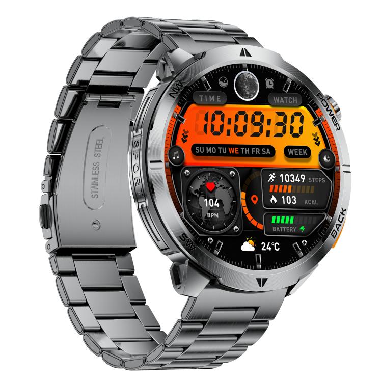 MT68 1.7-inch IPS Display Outdoor Adventures Smart Watch with 1000mAh Battery & Flashlight