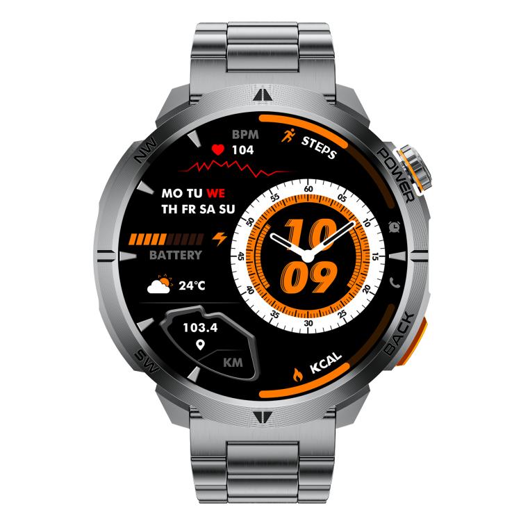 MT68 1.7-inch IPS Display Outdoor Adventures Smart Watch with 1000mAh Battery & Flashlight