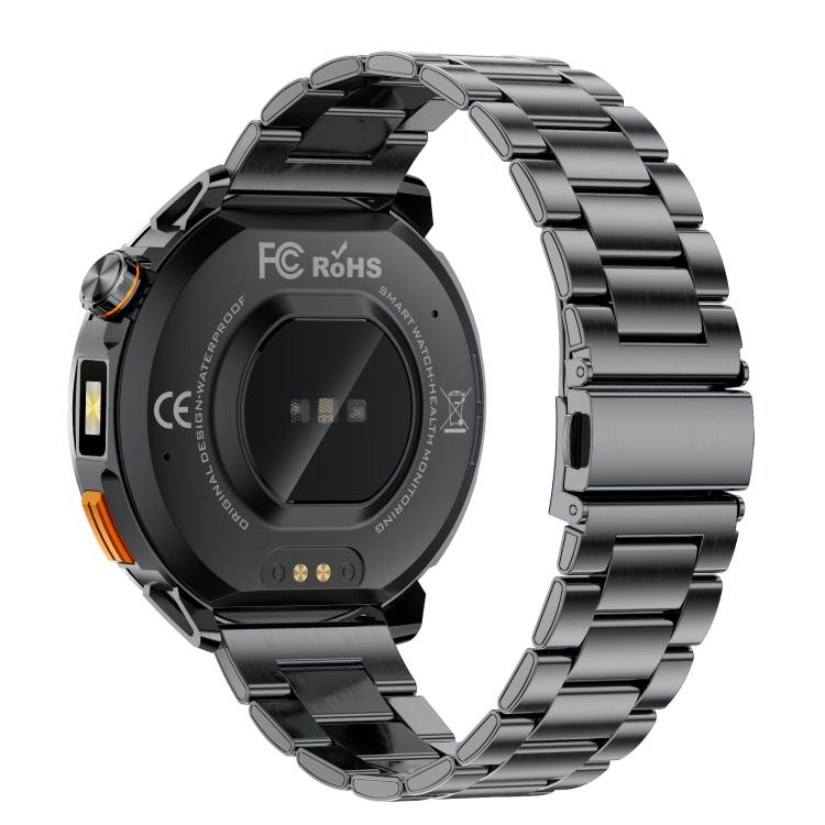 MT68 1.7-inch IPS Display Outdoor Adventures Smart Watch with 1000mAh Battery & Flashlight