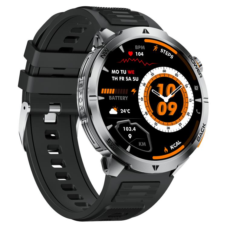 MT68 1.7-inch IPS Display Outdoor Adventures Smart Watch with 1000mAh Battery & Flashlight