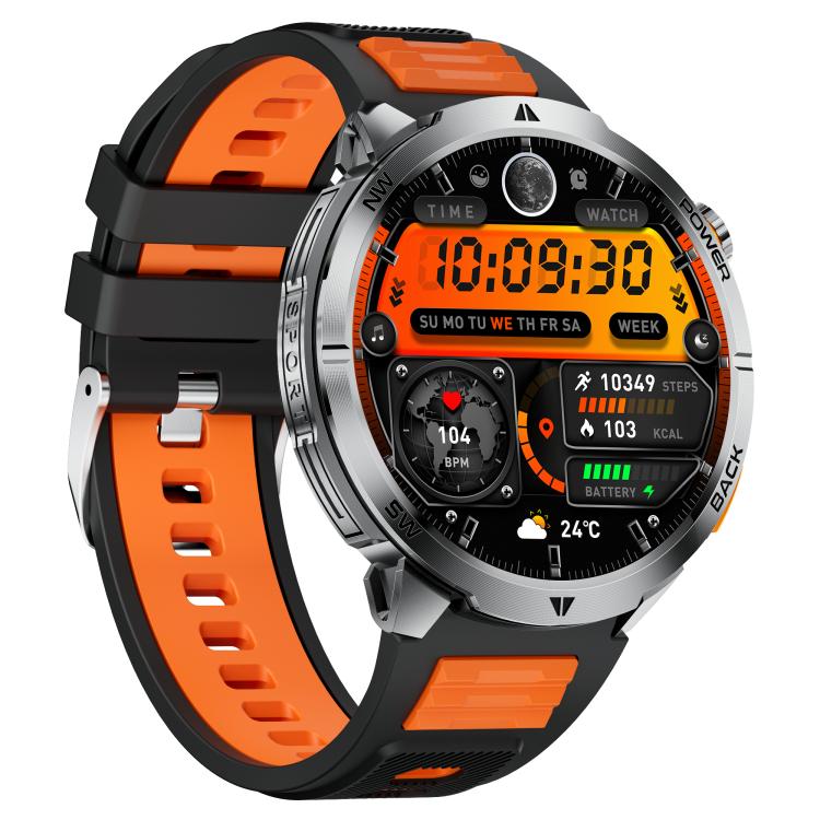 MT68 1.7-inch IPS Display Outdoor Adventures Smart Watch with 1000mAh Battery & Flashlight
