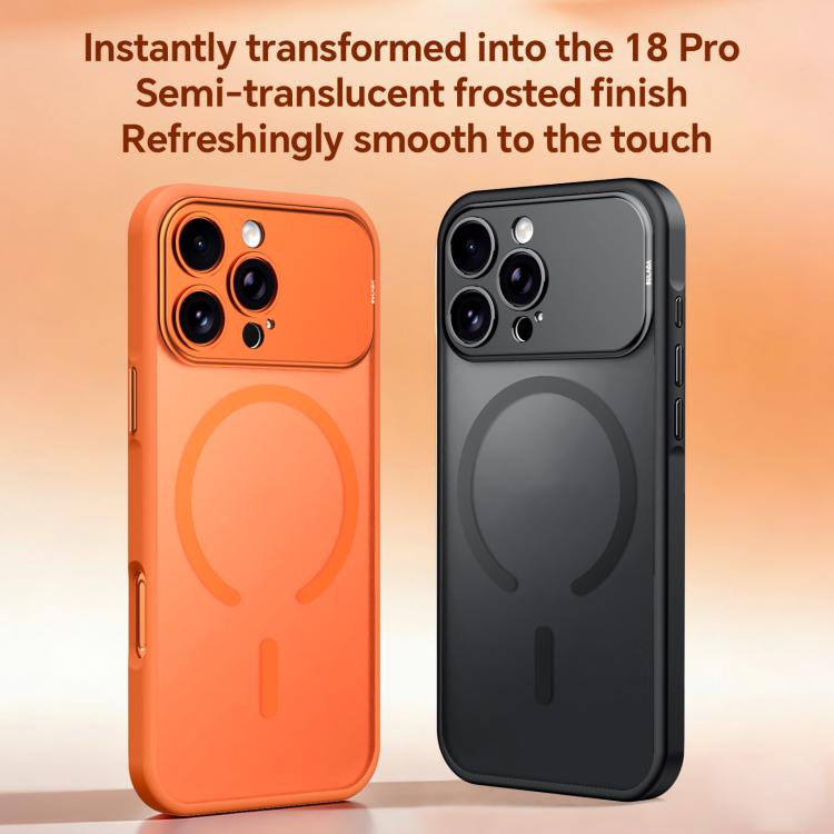 SULADA Transforms Into 17 Pro Semi-Transparent Matte Magnetic Phone Case, For iPhone 18 Pro, For iPhone 18 Pro Max, For iPhone 17 Pro Max, For iPhone 17 Pro, For iPhone 16 Pro Max, For iPhone 16 Pro