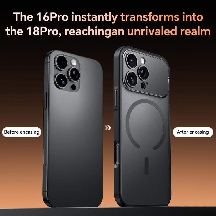 SULADA Transforms Into 17 Pro Semi-Transparent Matte Magnetic Phone Case, For iPhone 18 Pro, For iPhone 18 Pro Max, For iPhone 17 Pro Max, For iPhone 17 Pro, For iPhone 16 Pro Max, For iPhone 16 Pro