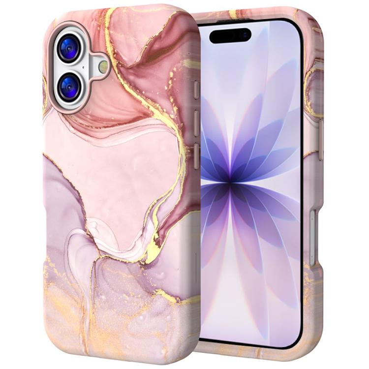 Water Transfer Printing Marble Pattern PC + TPU Phone Case, For iPhone 17 Pro Max, For iPhone 17 Pro, For iPhone 17, For iPhone Air, For iPhone 16 Pro Max, For iPhone 16 Pro, For iPhone 16 Plus, For iPhone 16, For iPhone 15 Pro Max, For iPhone 15 Pro  ...
