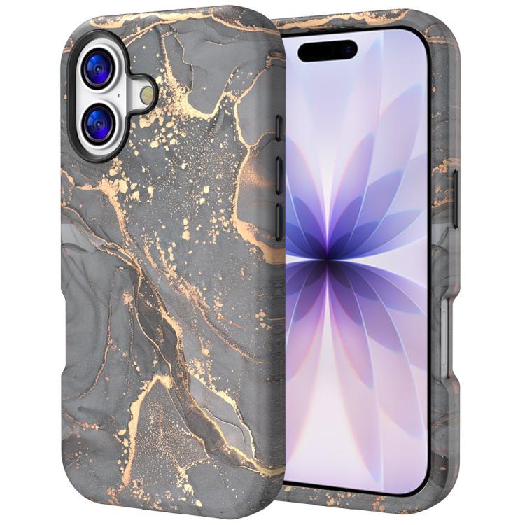 Water Transfer Printing Marble Pattern PC + TPU Phone Case, For iPhone 17 Pro Max, For iPhone 17 Pro, For iPhone 17, For iPhone Air, For iPhone 16 Pro Max, For iPhone 16 Pro, For iPhone 16 Plus, For iPhone 16, For iPhone 15 Pro Max, For iPhone 15 Pro  ...