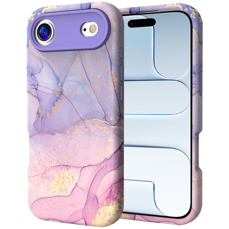 Water Transfer Printing Marble Pattern PC + TPU Phone Case, For iPhone 17 Pro Max, For iPhone 17 Pro, For iPhone 17, For iPhone Air, For iPhone 16 Pro Max, For iPhone 16 Pro, For iPhone 16 Plus, For iPhone 16, For iPhone 15 Pro Max, For iPhone 15 Pro  ...