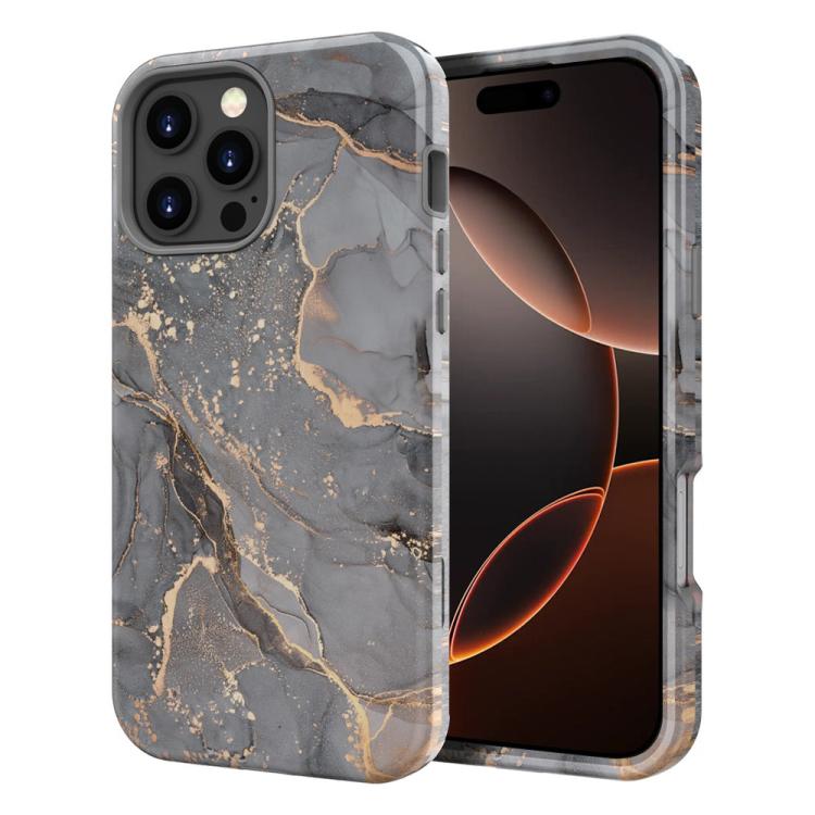 Water Transfer Printing Marble Pattern PC + TPU Phone Case, For iPhone 17 Pro Max, For iPhone 17 Pro, For iPhone 17, For iPhone Air, For iPhone 16 Pro Max, For iPhone 16 Pro, For iPhone 16 Plus, For iPhone 16, For iPhone 15 Pro Max, For iPhone 15 Pro  ...