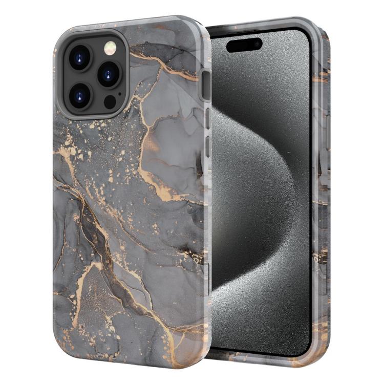 Water Transfer Printing Marble Pattern PC + TPU Phone Case, For iPhone 17 Pro Max, For iPhone 17 Pro, For iPhone 17, For iPhone Air, For iPhone 16 Pro Max, For iPhone 16 Pro, For iPhone 16 Plus, For iPhone 16, For iPhone 15 Pro Max, For iPhone 15 Pro  ...