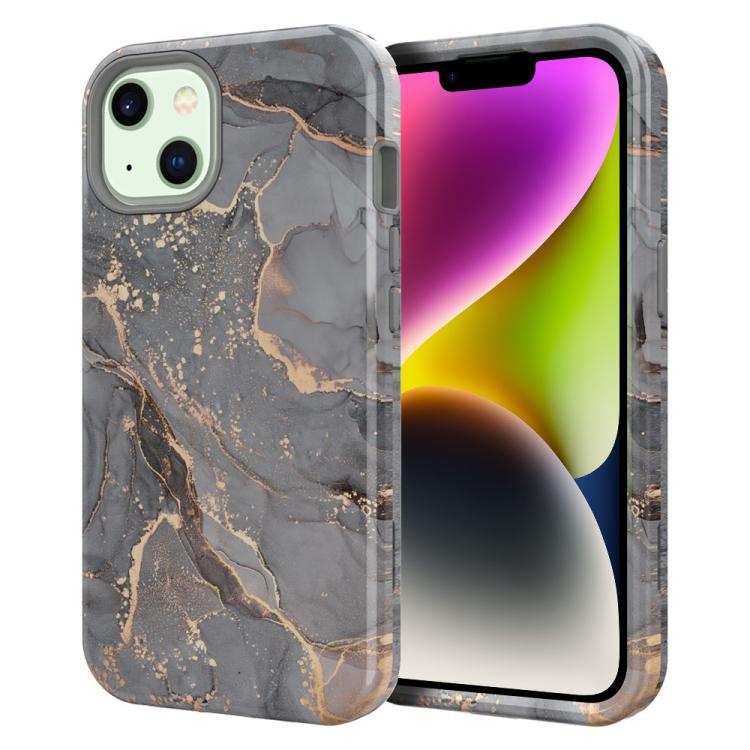 Water Transfer Printing Marble Pattern PC + TPU Phone Case, For iPhone 14 Plus, For iPhone 14, For iPhone 14 Pro, For iPhone 14 Pro Max, For iPhone 13 Pro Max, For iPhone 13 Pro, For iPhone 13, For iPhone 12, For iPhone 12 Pro Max, For iPhone 12 Pro
