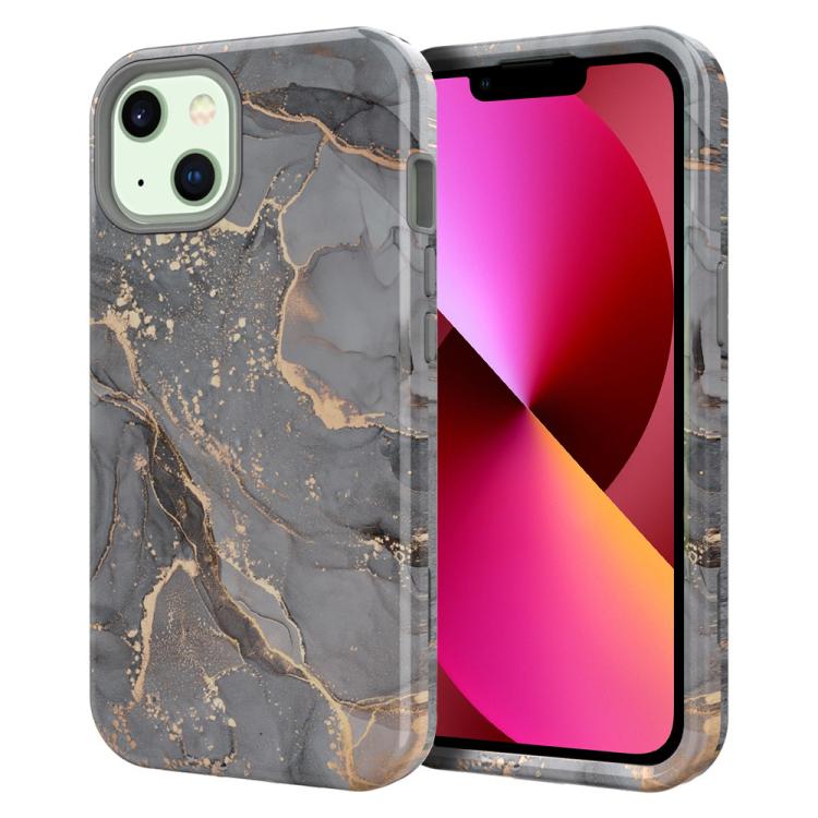 Water Transfer Printing Marble Pattern PC + TPU Phone Case, For iPhone 14 Plus, For iPhone 14, For iPhone 14 Pro, For iPhone 14 Pro Max, For iPhone 13 Pro Max, For iPhone 13 Pro, For iPhone 13, For iPhone 12, For iPhone 12 Pro Max, For iPhone 12 Pro