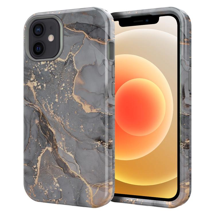Water Transfer Printing Marble Pattern PC + TPU Phone Case, For iPhone 14 Plus, For iPhone 14, For iPhone 14 Pro, For iPhone 14 Pro Max, For iPhone 13 Pro Max, For iPhone 13 Pro, For iPhone 13, For iPhone 12, For iPhone 12 Pro Max, For iPhone 12 Pro