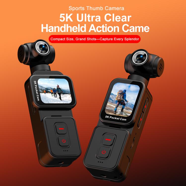 K28 1.69 inch IPS Screen 5K High Definition Video Recording Gimbal Camera