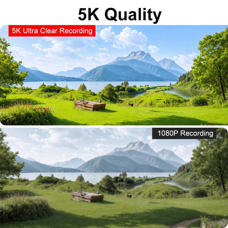 K28 1.69 inch IPS Screen 5K High Definition Video Recording Gimbal Camera
