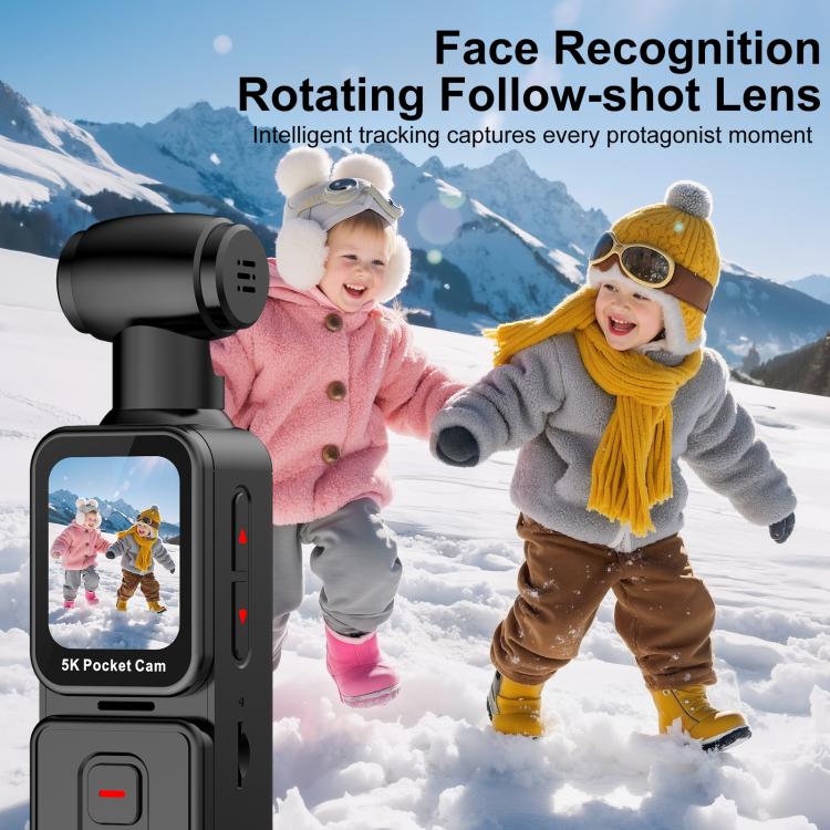 K28 1.69 inch IPS Screen 5K High Definition Video Recording Gimbal Camera